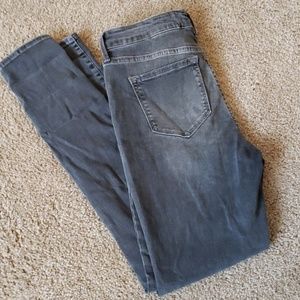 Grey Mid-Rise Old Navy Skinny Jean